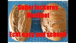 Weißbrot nach Ciabatta-Art selber backen - total einfach und lecker