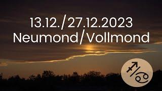 Mutige Schritte mit großer Wirkung ~ Neumond/Vollmond Schütze/Krebs Dezember 2023 ~ Podcast