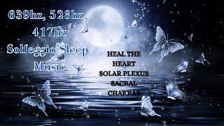 639 Hz, 528Hz, 417HzLOVE ENERGYHeart️ Solar PlexusSacralSolfeggio Frequency Healing Music