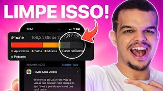 Como limpar o CACHE do iPhone (Dados do Sistema/Outros)  [2023]