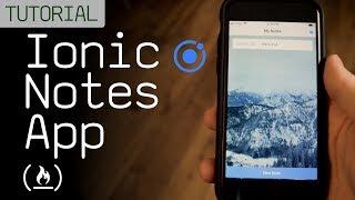 Ionic Notes App Tutorial (Mobile App Development)