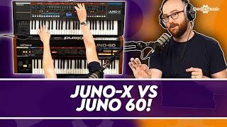 Roland Juno-X vs ACTUAL Juno 60 Synthesizer: Does it compare?!