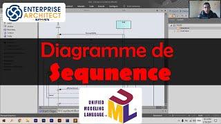 Cours d'UML:  Diagramme de séquence (Enterprise Architect) - الدارجة المغربية