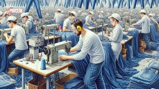 How are JEANS Made in a Factory | How are DISTRESSED JEANS Made?