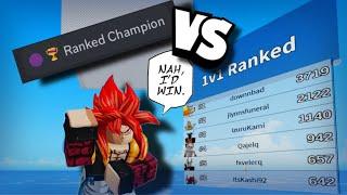 FORMER ABA CHAMPION VS 1V1 RANKED | Anime Battle Arena Ranked