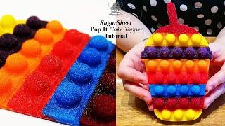 Pop It Sugar Sheet |TECHNIQUE| Cake TRENDS