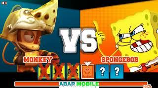 nickelodeon Super Brawl 2 The Ultimate Brawl Master MONKEY in Wrestling Tournament Gameplay 2022