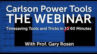 The Best of Carlson Power Tools – The Webinar