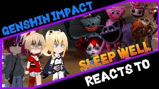 Genshin impact reacts to SLEEP WELL || NEON1094