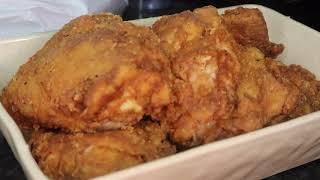 JAMAICAN-STYLE FRIED CHICKEN & GRAVY TUTORIAL || CORBIN COOKS