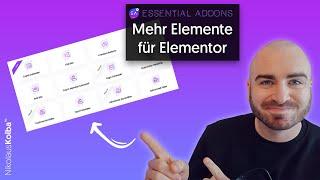 Essential Addons für Elementor - Tutorial & Review Deutsch/DE