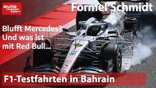 Blufft Mercedes? Formel Schmidt F1-Testfahrten Bahrain