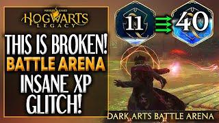 Hogwarts Legacy BROKEN XP FARM IN DARK ARTS BATTLE ARENA - Unlimited XP Farm Hogwarts Legacy