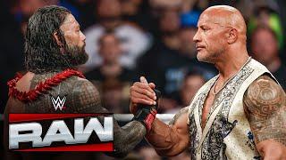 The Rock crowns Roman Reigns with the Ula Fala after Tribal Combat: Raw highlights, Jan. 6, 2025