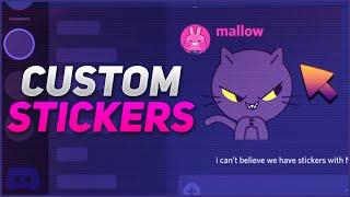 Custom Stickers On Your Discord Server - New Discord Update