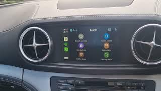 Mercedes Benz SL R231 Retrofit Aftermarket Apple CarPlay / Android Auto