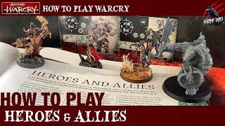 WARCRY HEROES AND ALLIES - How To Use Them In Your Game - With Examples - Warhammer Warcry Rules