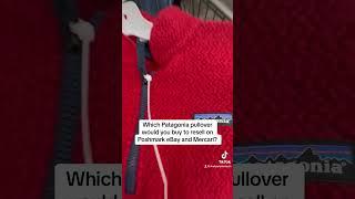 Which #patagonia pullover would you buy to Resell? #thriftwithme #thrifting #reseller