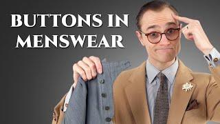 Buttons Make a BIG Difference in Menswear--Here's Why!