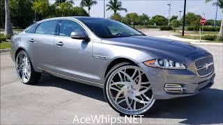 AceWhips.NET- T2's First in the World Jaguar XJL Portfolio on 28"s Asantis