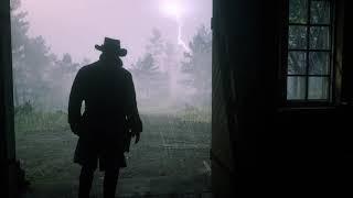 Arthur Morgan watches the rain from the Doverhill Laboratory(ASMR)