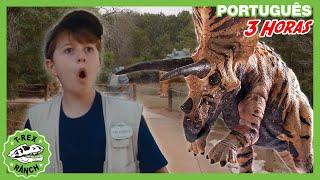  Conheça Herbie, o Dinossauro Amigo das Plantas! | 3 HORAS de T-REX | Vídeos de Dinossauros