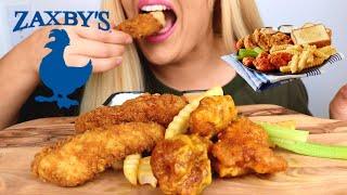 ZAXBY'S CHICKEN TENDERS, WINGS AND FRIES ASMR MUKBANG (NO TALKING)