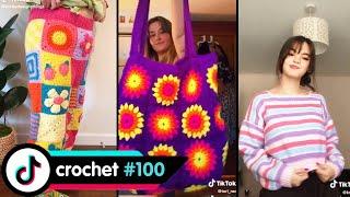 TIKTOK CROCHET AND KNITTING FASHION COMPILATION #100