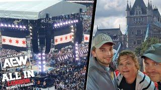 AEW ALL IN - WEMBLEY STADIUM 2023!! -- MY LIFE DAILY VLOG CRAZY LONDON HOLIDAY!!