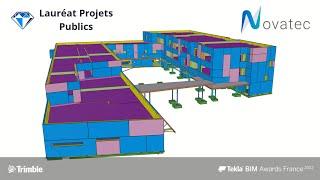 Tekla BIM Awards France 2022 : NOVATEC - Alphand Meitner school