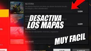 como eliminar mapas en free fire nueva actualización