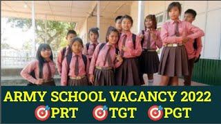 ARMY PUBLIC SCHOOL NEW PRT TGT PGT VACANCY 2022 - 2023 • @MithunSingh