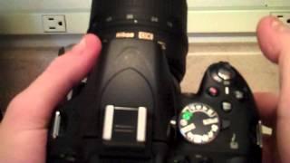 How to quickly turn flash off on the Nikon DSLR D5100 camera