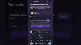 5 AI Apps To Automate Your Day | Tapswap Daily Code | Tapswap Daily Video Code