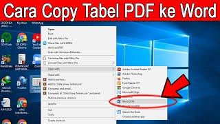 Cara Copy Tabel dari Pdf ke Word