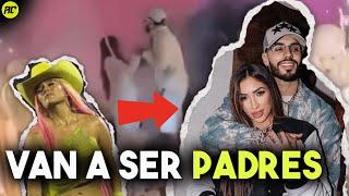 Anuel Dejó Embarazada a Laury y Está Viviendo con Ella lo que Quería Vivir con Karol g.