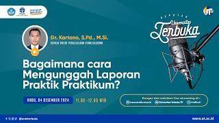 Bagaimana cara Mengunggah Laporan Praktik Praktikum? ~ Seputar Universitas Terbuka