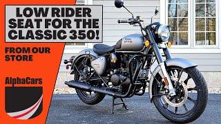 Unbelievably Comfortable! Our Royal Enfield Classic 350 Low Rider Seat Review