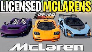 *NEW* 17 LICENSED MCLARENS UPDATE IN Driving Empire! (Exclusive Car Pack + More!)
