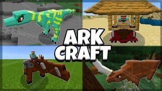 Minecraft PE Ark-Craft add-on showcase