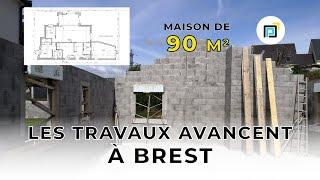 Les travaux avancent à Brest - Maçonnerie - Perco Constructions