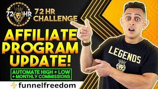 (Get High Ticket + Monthly Commission) 72 Hour & Funnel Freedom Affiliate Program Explained