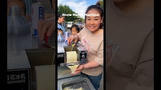 snow maker machine | snowflake ice cream | shaved ice cream | rolling ice cream | cutting ice cream