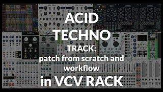 How to Make Acid Techno track with Modular synth (VCV Rack Tutorial)