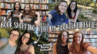 book shopping with @KatieColson ️‍(spending a week together in Washington, lake days, book haul)