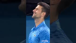  Novak Djokovic thanked a spectator for telling a heckler to “shut up”! #AusOpen #AO2025 #tennis