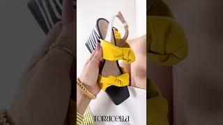 Sandália Feminina Salto Grosso Amarelo