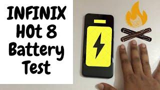 INFINIX Hot 8 Battery Test