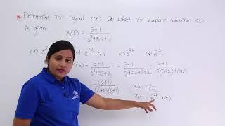 Inverse Laplace Transform Problem Example 1