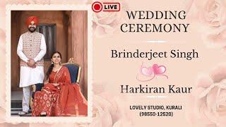 LIVE  || Wedding Ceremony || Path & Jaggo || Brinderjeet Singh Dhanoa Weds Harkiran Kaur